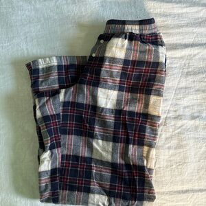 Aerie Plaid Flannel Pajama Pants Size XS Short